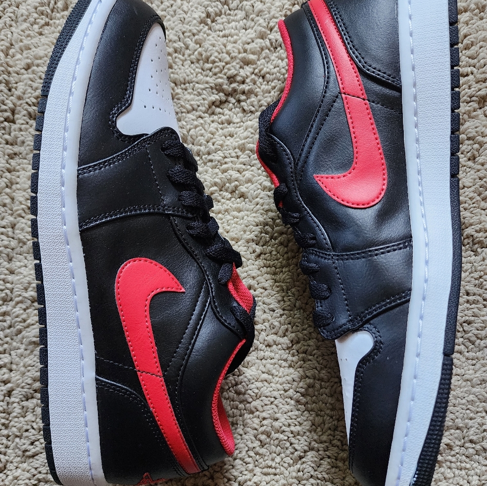Jordan Black and Red Men's Shoes
